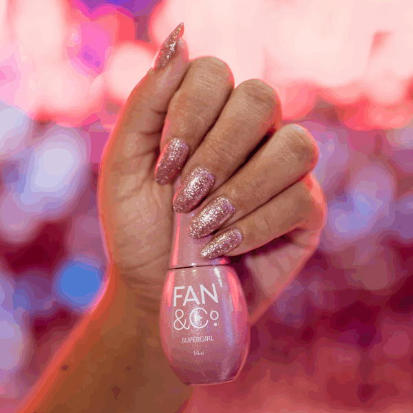 Esmalte Glitter Fan & Co - Supergirl - Imagem 4